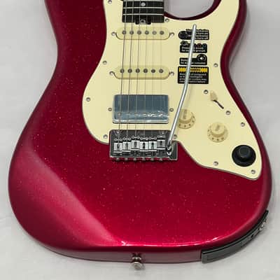 Mooer GTRS S801 H/S/S Intelligent Electric Guitar Candy Apple Red Sparkle  Built in Effects System, Loop Drum Machine, 12 Hours Battery Life image 2