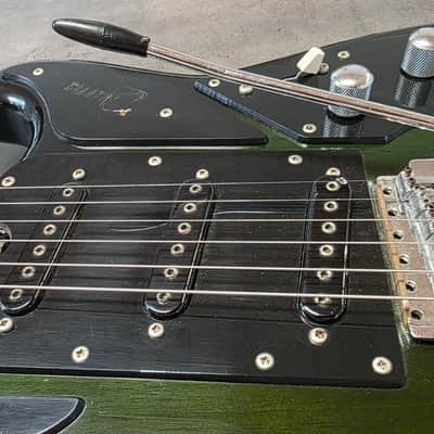1981 Burns Marvin Greenburst Hank Marvin Signature Brazilian Mahogany Catalog Guitar Made in England UK Lawsuit Scroll Headstock The Shadows Green Burst Jim Burns Actualizers LTD 1979-1983 80s Vintage British image 12