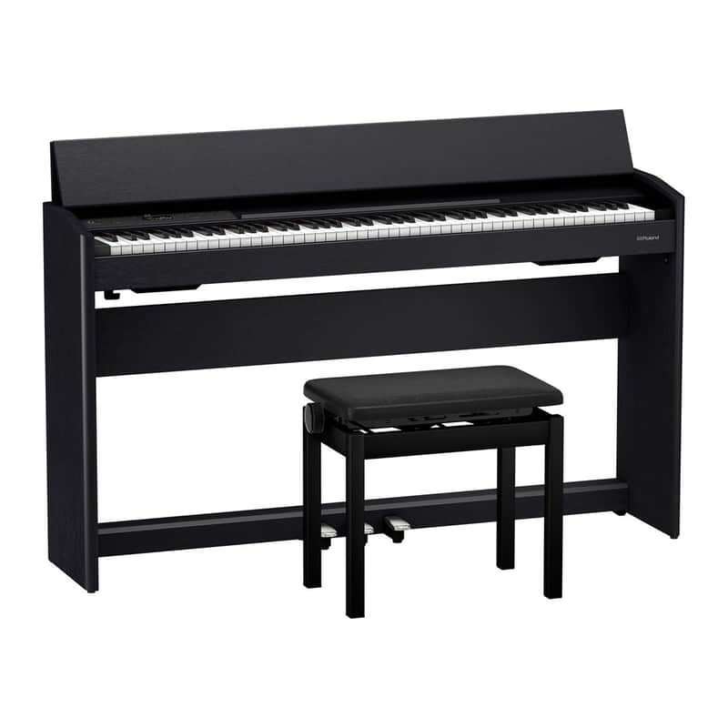 Roland F701 88-Key Digital Piano (Contemporary Black) (FIREWORKS26) image 1
