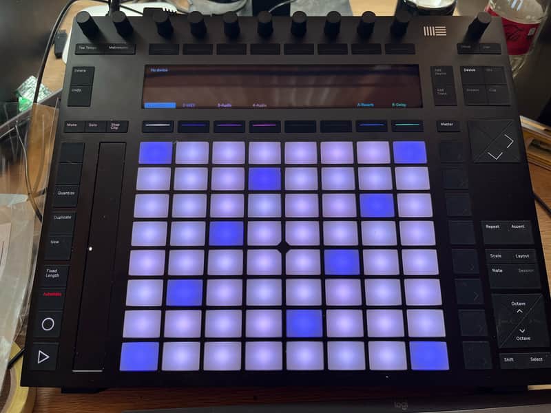 Ableton Push 2 Controller + Live Suite 12+ Decksaver + Stand like new image 1