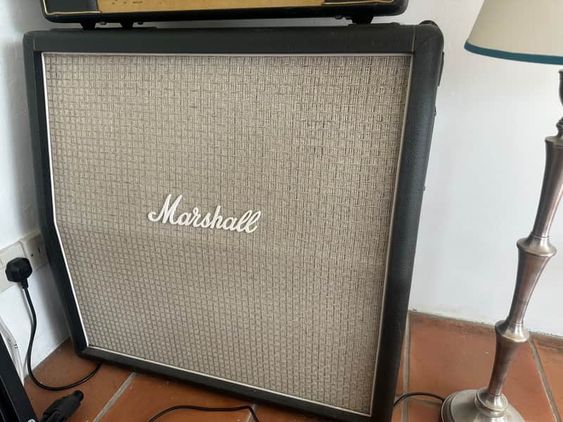 Marshall 1960AX 100-Watt 4x12" Angled Guitar Speaker Cabinet 1990 - Present - Grey image 1