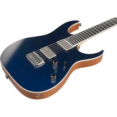 Ibanez RG5121R RG Prestige 6-String Electric Guitar - Dark Tide Blue Flat image 5