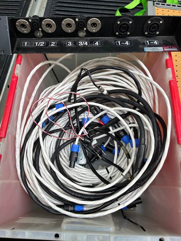 CABLE COLLECTION Over 350 feet of Custom & Neutrik Speaker Cable + Connectors/Adapters image 1