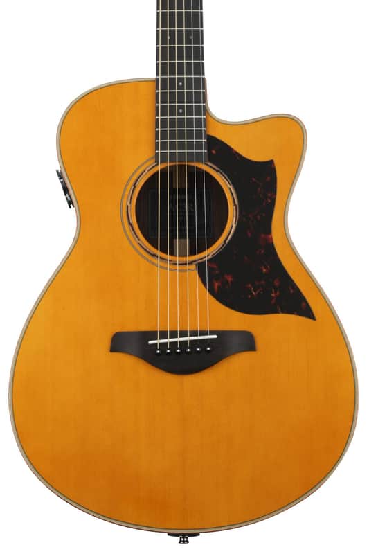 Yamaha AC3R ARE Concert Cutaway Acoustic-electric Guitar - Vintage Natural image 1
