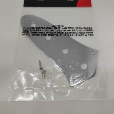 Fender 4 holes Chrome Jazz Bass Control Plate 099-2057-100 image 2