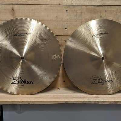 Zildjian 14" A Series Mastersound Hi-Hat Cymbals (Pair) 1998 - 2012 - Traditional image 1