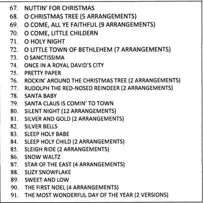 Massive Christmas Accordion Sheet Music DVD with 105 Selections image 5