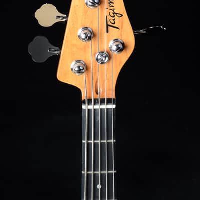 Tagima TW-Series TW-73 5-String - Sunburst with Antique White Pickguard image 4
