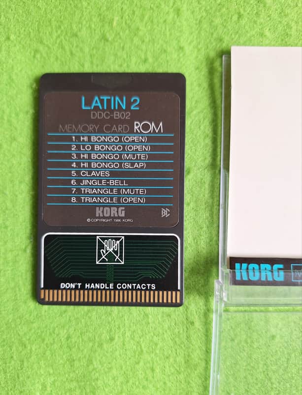 Korg DDC-B02 Latin 2 Card for DDD-1 DDD-5 image 1