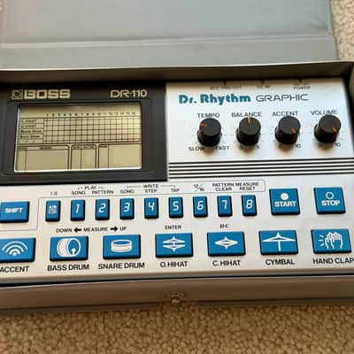 Boss DR-110 Dr. Rhythm 1980s - Silver