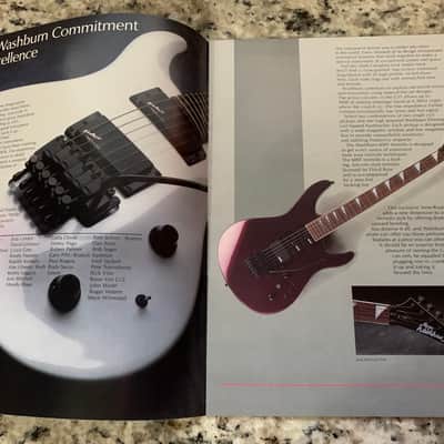 Washburn Catalog RR40 AF40 etc 1987 image 2