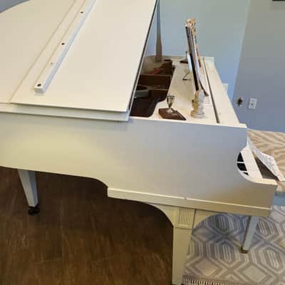 Lester Baby Grand 5 Foot Piano mid 1980 - White Lacquer image 6