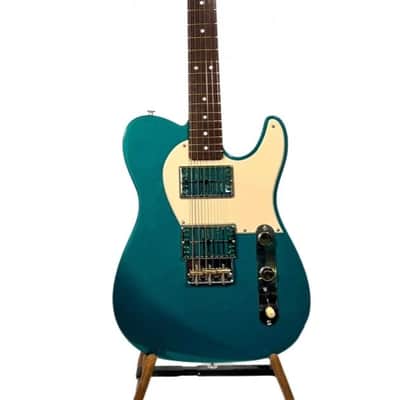 CP Thornton Classic II, 2022, Teal / Cream w/ matching Dual Foils & 5A Flame Maple Neck NEW (Authorized Dealer) image 4