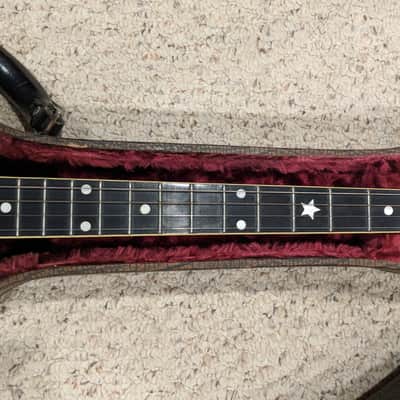 Vega Vox Tenor 4 string Banjo 1930's Gold pearloid image 4