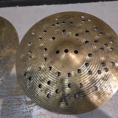 Zildjian 14" K Custom Special Dry Hi-Hat Bottom Dry FX Top Cymbals (Pair) image 4