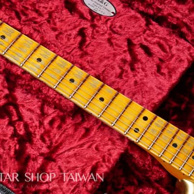 2021 Fender Custom Shop 1969 Stratocaster Heavy Relic HSS-Aztec Gold. image 12