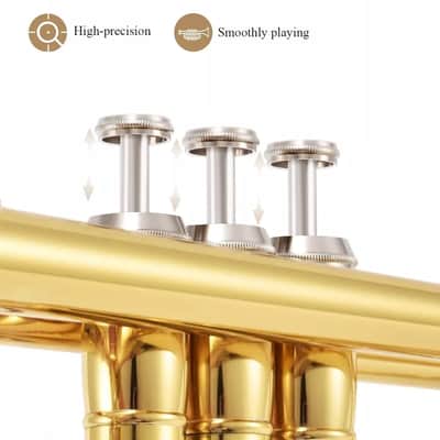 ETR-380 Bb Trumpet - Premium Student & Intermediate Model for Concert and School Bands image 2