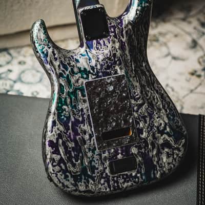 James Tyler USA Studio Elite HD-Alien Guano Semi-Gloss HSH w/Indian Rosewood FB, Matching Faux Neck and Headstock, Black HW, Midboost & Bypass Button image 7