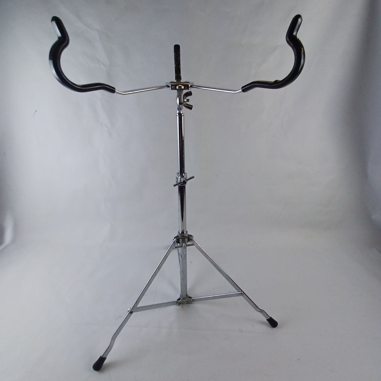 Ludwig 70s #1355 Snare Drum Stand Atlas Single-Braced Chicago USA Vintage Chrome — main photograph