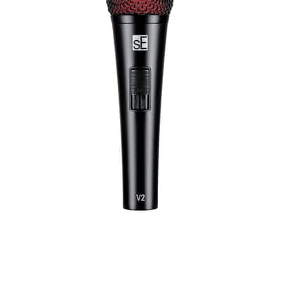 SE Electronics V2-SW Supercardioid Dynamic Handheld Microphone with On/Off Sw... image 1