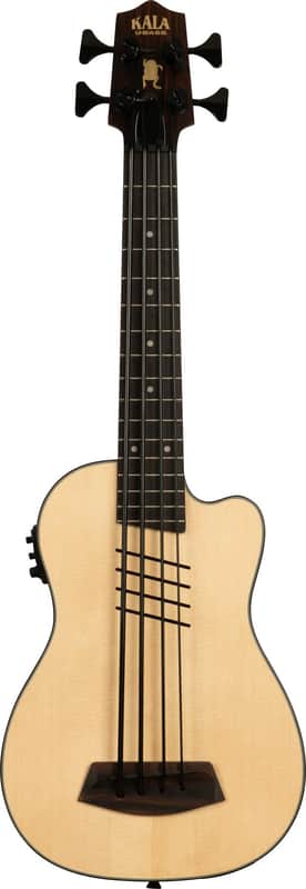 Kala Hutch Hutchinson Signature U-Bass Acoustic-electric Bass Guitar - Natural image 1
