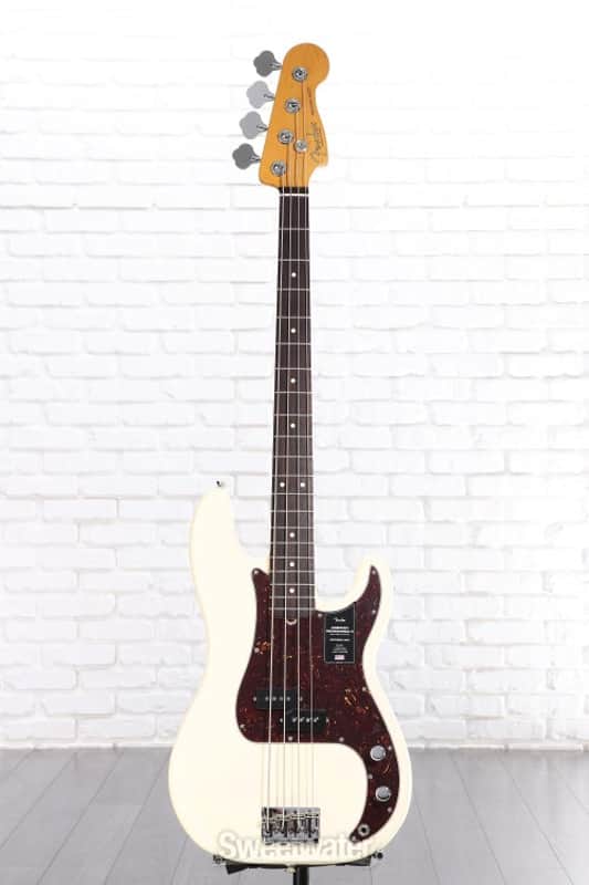 Fender American Professional II Precision Bass - Olympic White with Rosewood Fingerboard (PBassAP2ROWd1) image 1
