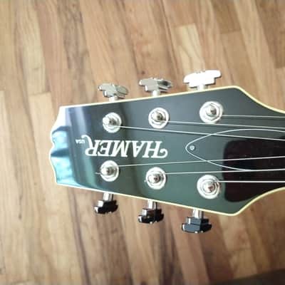 Hamer USA Newport Pro 2000/2001 Orange Sparkle Translucent OSHC SD Seth Lover Pups image 17