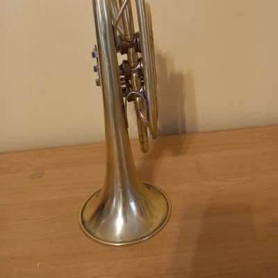 Soviet Trumpet Cornet USSR Musical Wind Instrument Vintage and Rare image 7