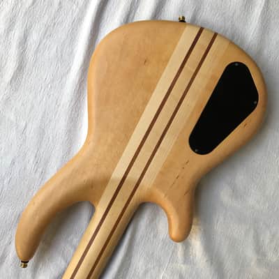 1999 Dean European Edge Select Improv 5 (Czech) Bass in Flame Natural Oil w/ OHSC image 6