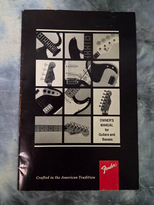 Vintage 1994 Fender Owners Manual for Guitars and Basses Case Candy image 1