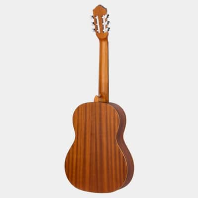 Ortega R121L Left-Handed Classical Guitar – Full Size, Cedar Top, Mahogany Back & Sides, Gloss Finish image 11