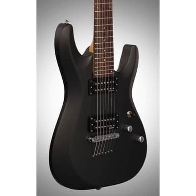 Schecter C-7 Deluxe Electric Guitar, Satin Black image 5