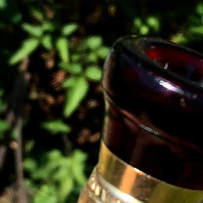 FIRST RUN 1925 PAT APP. FOR  C. G. CONN AI-412 (Ernest Pechin design) VINTAGE GOLD PLATED CORNET VISABLE EMBOUCHURE (removable translucent cherry-red Bakelite cup ) DECORATIVE MOUTHPIECE SCREW-OFF RIM VERY GOOD SHAPE image 9