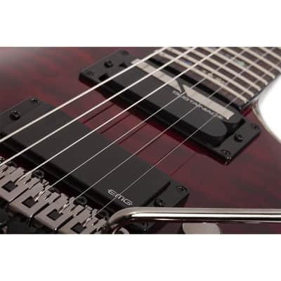 Schecter Hellraiser C-1 FR S Guitar - Black Cherry image 9