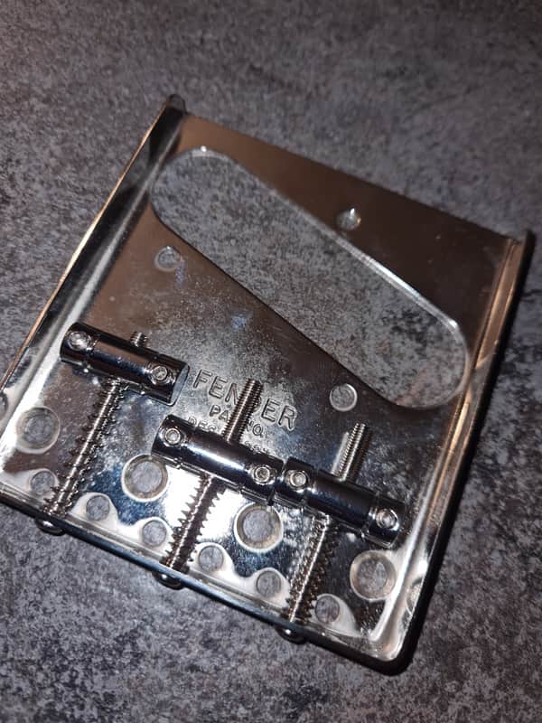 Vintage Original Fender Telecaster Bridge 1962 New Old Stock image 1