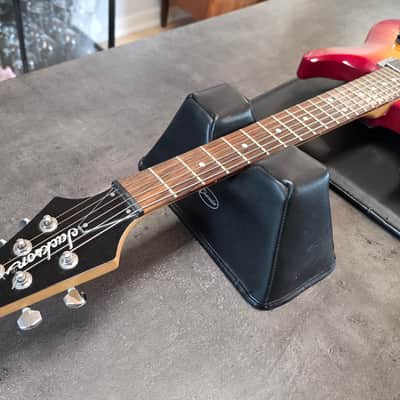 Jackson AT2T MIJ Japan 1997 - Cherry Sunburst Flame Top EMG HH Super Archtop AT1 Strat Pre-Fender Pro Professional 90s Guitar image 3
