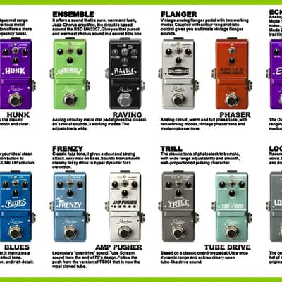 Rowin LN-305 Raving NANO Series Classic 80’s Hiwatt type British DISTORTION True Bypass Ships Free image 4