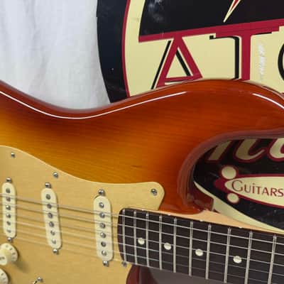 Fender Parts Stratocaster - American Professional HSS Shawbucker neck on American Standard Ash body Guitar 2019 - Sienna Sunburst / Rosewood fingerboard image 3