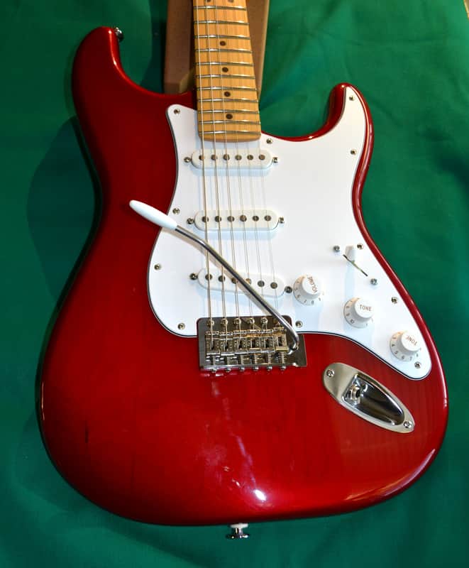 Fender Special Standard Stratocaster Partscaster Candy Apple Red with Custom Shop Texas Specials image 1