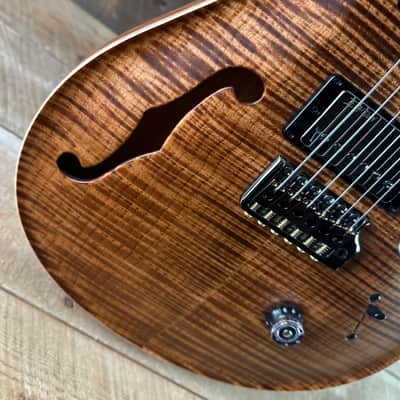 PRS Wood Library Custom 24 Fatback Semi-Hollow! - Copperhead 425090 image 4