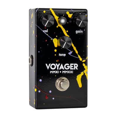 Walrus Audio Voyager Pre-Amp Overdrive 10-Year Anniversary Splatter Paint (Black) image 2