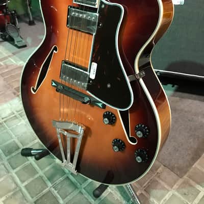 Guitarra de caja Fujigen FGN Masterfield Jazz HH Jazz Burst image 13