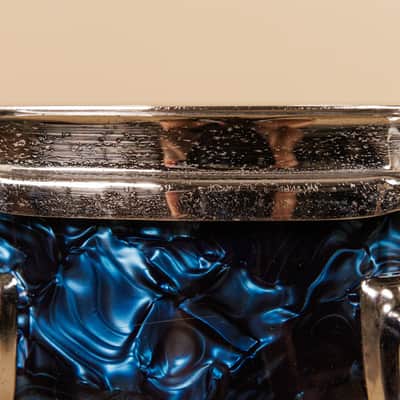 1960s MIJ Blue Diamond Pearl Drum Set 14x20 8x12 14x14 and 5x14 image 6