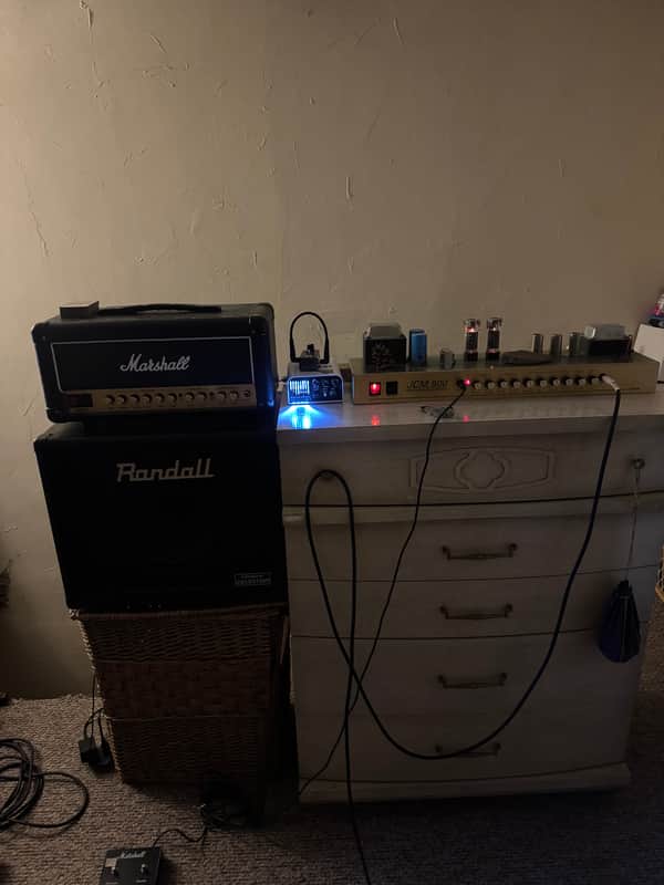 Randall RD112-V30 Diavlo 65-Watt 1x12" Angled Baffle Guitar Speaker Cabinet 2010s - Black image 1