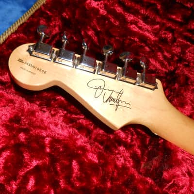 Fender Jimmie Vaughan Artist Series Stratocaster 1996-2021 with Texas Specials and G&G Fender tweed case - Olympic White image 13