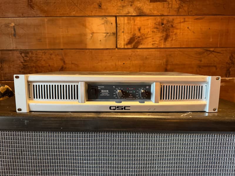 QSC GX5 2-Channel Power Amplifier 2010s - Silver image 1