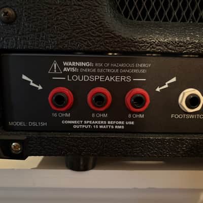 Marshall DSL15H 2-Channel 15-Watt Guitar Amp Head 2012 - 2017 - Black image 9