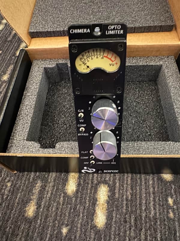 Serpent Audio Chimera 500 Series Opto Limiter / Compressor Module 2010s - Black image 1