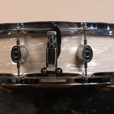 Pacific CX 5x14 White Marine Pearl Snare Drum image 3