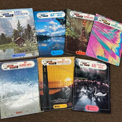 Lot of 7 Used Piano & Organ EZ Play Books including Super & Standard Hits & More image 1
